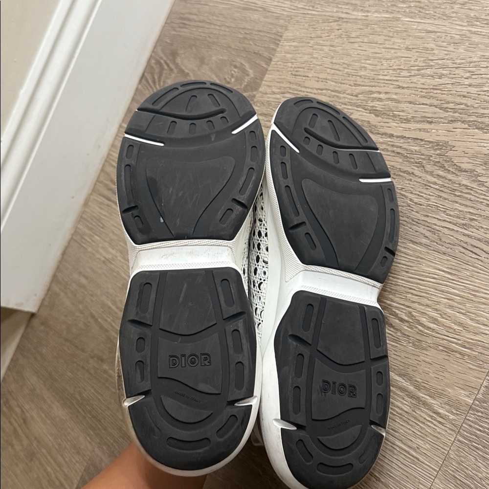 Dior Monogram Black and White Sneakers - Picture 3 of 3